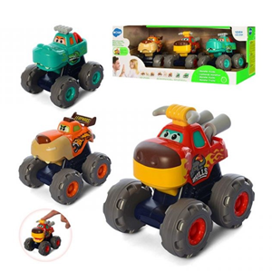 ست 3 عددی ماشین هیولا هولی تویزHola Toys مدل A3151-اسباب بازی